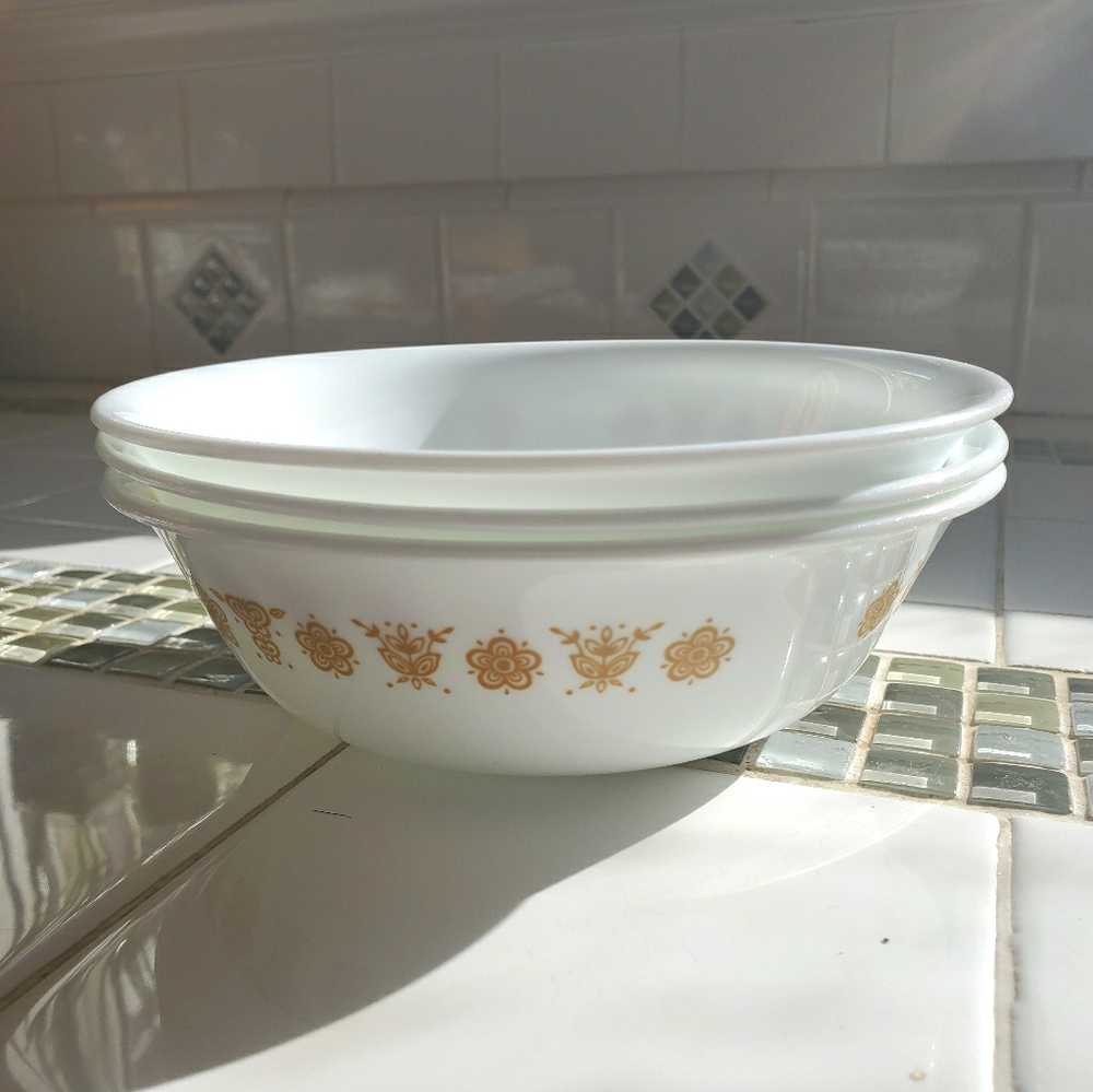 Corelle Golden Butterfly Cereal Bowl